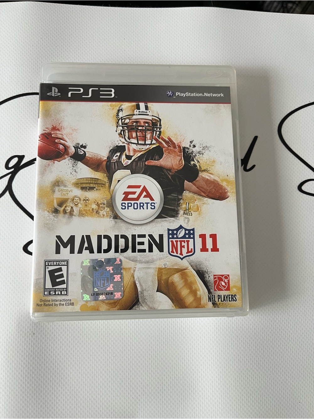 Madden NFL 11 PlayStation 3 Game - White and Gold Cover